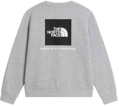 The North Face sweater met backprint grijs Backprint - Foto 3