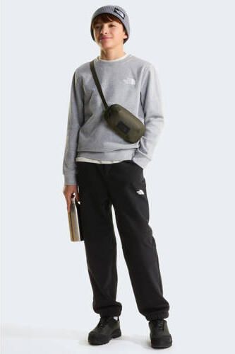 The North Face sweater met backprint grijs Backprint