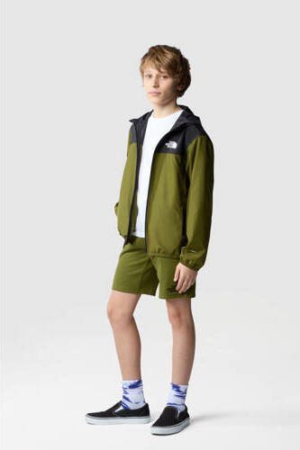 The North Face sweatshort olijfgroen Korte broek Katoen 170 176 - Foto 2