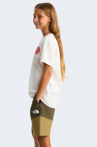 The North Face T-shirt Brand Proud wit Meisjes Katoen Ronde hals Printopdruk - Foto 3