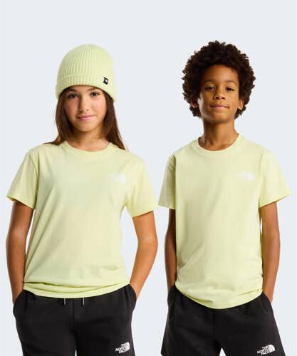The North Face T-shirt geel Katoen Ronde hals Effen - Foto 2