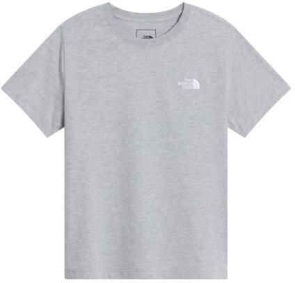 The North Face T-shirt grijs Katoen Ronde hals Logo