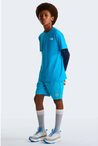The North Face T-shirt lichtblauw Polyester Ronde hals