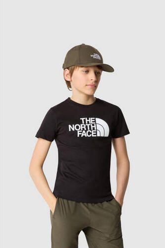 The North Face T-shirt met logo zwart wit Jongens Katoen Ronde hals Logo 146 152 - Foto 3