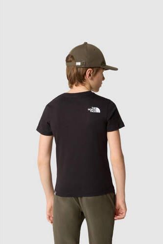 The North Face T-shirt met logo zwart wit Jongens Katoen Ronde hals Logo 146 152 - Foto 2