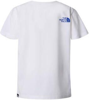 The North Face T-shirt met printopdruk wit Jongens Katoen Ronde hals Printopdruk 158 164