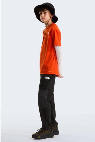 The North Face T-shirt rood Polyester Ronde hals Logo