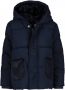 Tom Tailor baby gewatteerde winterjas donkerblauw Jongens Polyester Capuchon 80 - Thumbnail 1