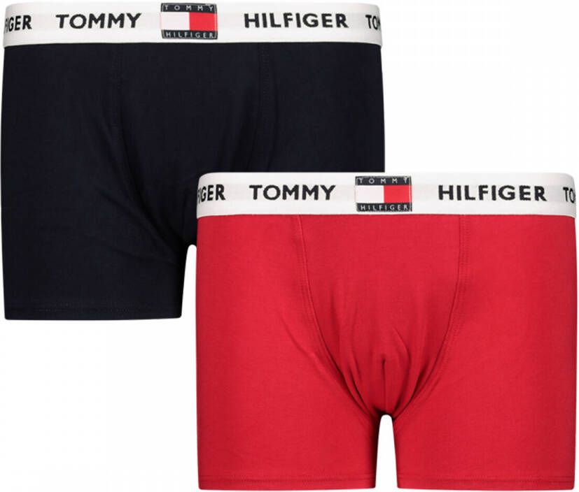 Tommy Hilfiger Underwear Boxershort 2P TRUNK met tommy hilfiger merklabel (2 stuks Set van 2)