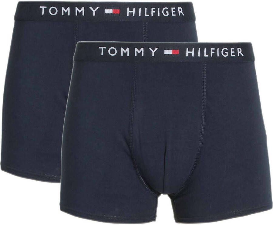 Tommy Hilfiger Underwear Trunk met logo op de tailleband (2 stuks Set van 2)