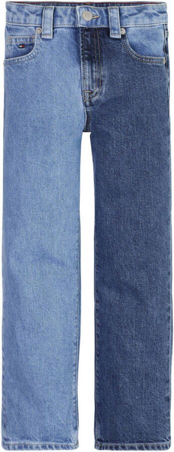 TOMMY HILFIGER Meisjes Jeans Girlfriend Colorblock Blauw