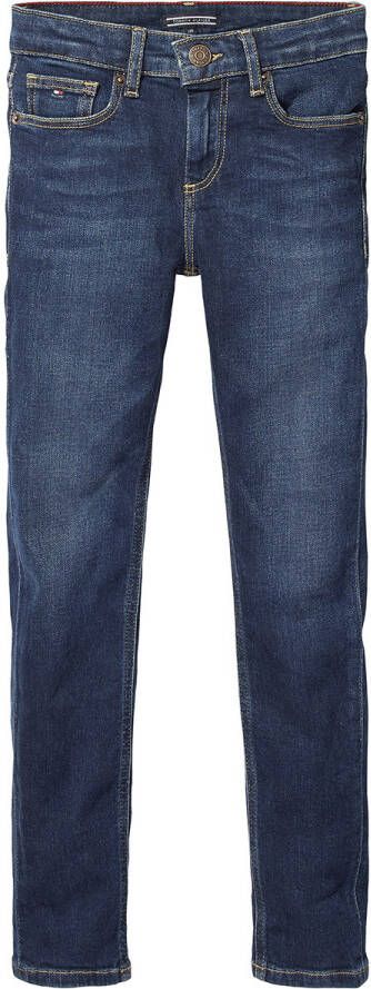 Tommy Hilfiger slim fit jeans Scanton new york dark Blauw Jongens Denim 110 - Foto 2