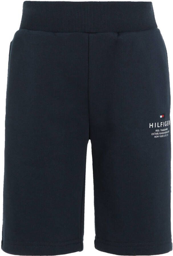 Tommy Hilfiger Kids Sweatshorts met achterzak model 'LOGO' - Foto 2
