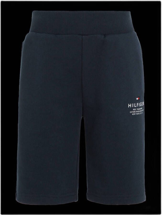 Tommy Hilfiger Kids Sweatshorts met achterzak model 'LOGO'