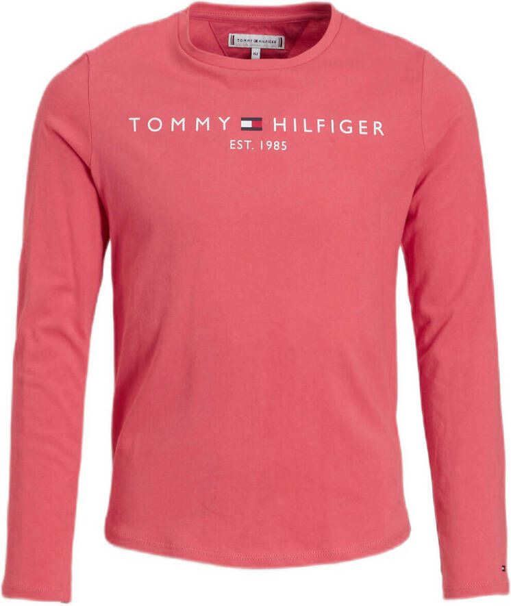 Tommy Hilfiger longsleeve van biologisch katoen wit