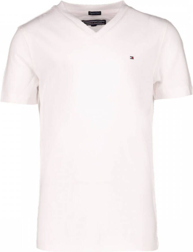 Tommy Hilfiger Shirt met V-hals BOYS BASIC VN KNIT S S met -merklabel - Foto 2