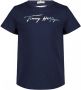 Tommy Hilfiger Kids T-shirt met labelprint - Thumbnail 2