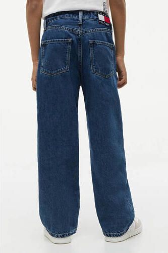 Tommy Hilfiger baggy jeans middelblauw Jongens Denim Effen - Foto 3