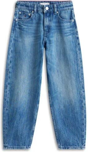 Tommy Hilfiger barrel jeans medium blue denim Blauw Effen