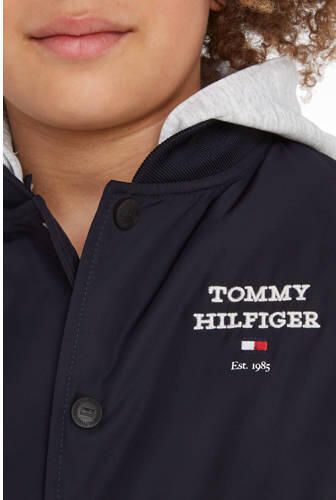 Tommy Hilfiger Bomberjack TH LOGO BOMBER JACKET met logoborduursel op borsthoogte