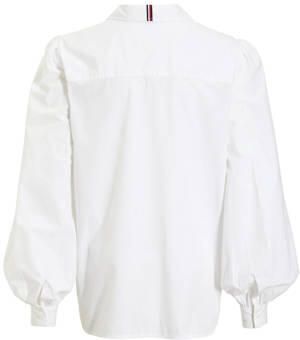 Tommy Hilfiger Klassieke blouse ESSENTIAL REG BLOUSE LS Kinderen tot 16 jaar met logostiksel