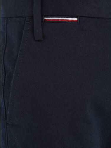 Tommy Hilfiger broek donkerblauw Jongens Stretchkatoen Effen 128