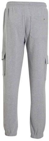 Tommy Hilfiger cargobroek grijs Jongens Katoen Melée 122