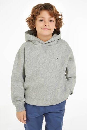 Tommy Hilfiger gemêleerde hoodie grijs Sweater Melée 122 - Foto 3