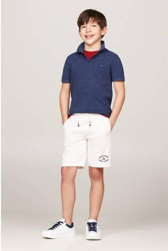 Tommy Hilfiger Poloshirt MONOTYPE MELANGE REGULAR POLO SS Kinderen tot 16 jaar met logostiksel - Foto 3