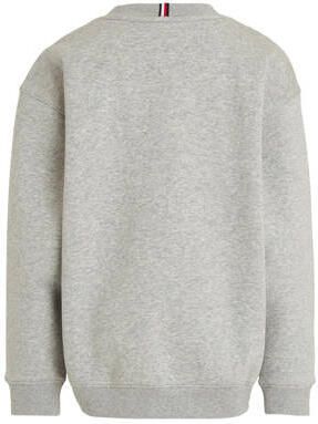 Tommy Hilfiger gemêleerde sweater lichtblauw Grijs Melée 104