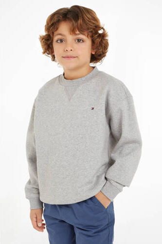 Tommy Hilfiger gemêleerde sweater lichtblauw Grijs Melée 104 - Foto 3