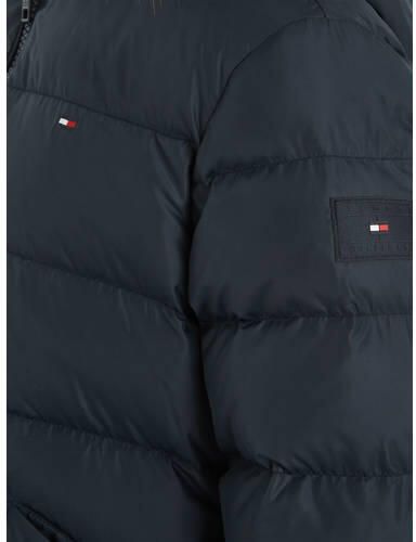 Tommy Hilfiger gewatteerde winterjas ESSENTIAL DOWN van gerecycled polyester donkerblauw Meisjes Gerecycled polyester (duurzaam) Capuchon 116 - Foto 2