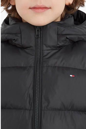 Tommy Hilfiger gewatteerde winterjas ESSENTIAL DOWN van polyester zwart 128 - Foto 3