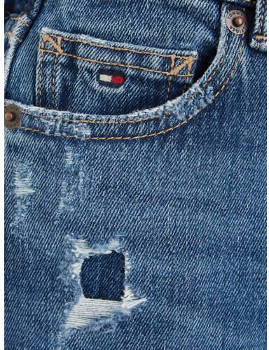 Tommy Hilfiger high waist wide leg jeans MABEL HEMP hempmedium Blauw Meisjes Stretchdenim 128 - Foto 2