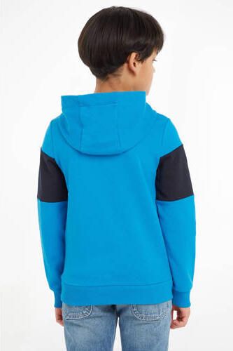 Tommy Hilfiger hoodie ESSENTIAL COLORBLOCK aquablauw zwart Sweater Jongens Sweat (duurzaam) Capuchon 110 - Foto 2