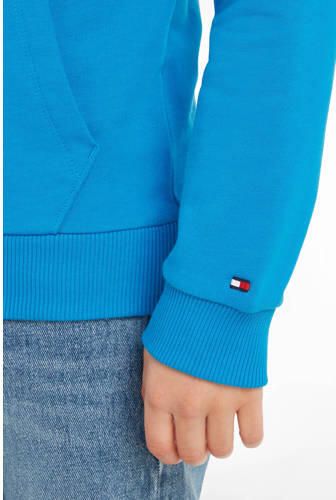 Tommy Hilfiger hoodie ESSENTIAL COLORBLOCK aquablauw zwart Sweater Jongens Sweat (duurzaam) Capuchon 110 - Foto 3