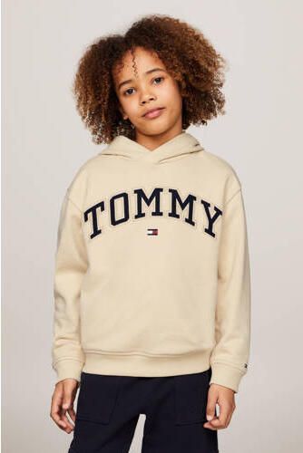 Tommy Hilfiger hoodie met logo ecru Sweater Logo 152 - Foto 2