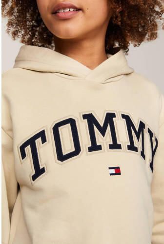 Tommy Hilfiger hoodie met logo ecru Sweater Logo 152
