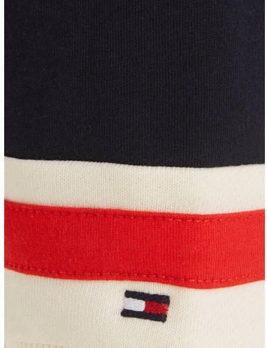 Tommy Hilfiger hoodie met logo rood ecru zwart Sweater Jongens Stretchkatoen Capuchon 140 - Foto 2