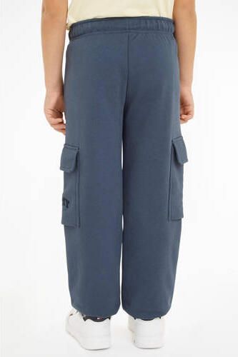 Tommy Hilfiger joggingbroek donkerblauw Ecru Jongens Katoen Effen 152 - Foto 3