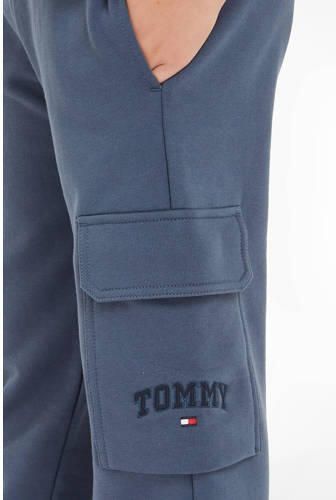 Tommy Hilfiger joggingbroek donkerblauw Ecru Jongens Katoen Effen 152