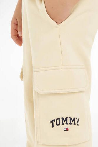 Tommy Hilfiger joggingbroek ecru Jongens Katoen Effen 122 - Foto 3