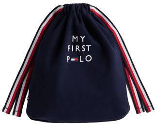 Tommy Hilfiger katoenen romper donkerblauw Stretchkatoen Polokraag - Foto 2