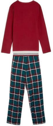 Tommy Hilfiger longsleeve met logo donkerrood Jongens Stretchkatoen Ronde hals 140-152 - Foto 2