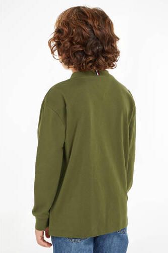 Tommy Hilfiger Shirt met lange mouwen ESSENTIAL TEE LS met geborduurd logo