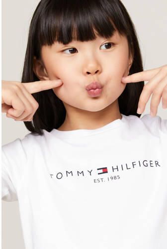 Tommy Hilfiger longsleeve van biologisch katoen wit Meisjes Katoen (biologisch) Ronde hals 128 - Foto 16