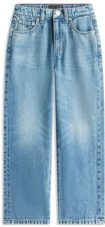 Tommy Hilfiger loose fit jeans medium blue denim Blauw Effen