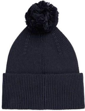 Tommy Hilfiger muts donkerblauw Wol Logo - Foto 2