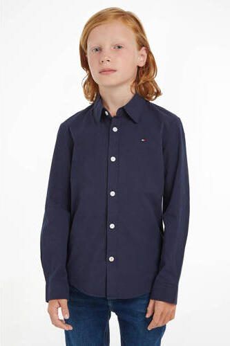 Tommy Hilfiger Overhemd met lange mouwen SOLID STRETCH POPLIN SHIRT L S met logo-borduurwerk voor kinderen tot 16 jaar - Foto 2