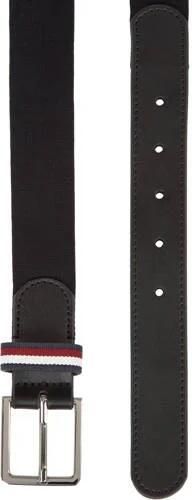 Tommy Hilfiger riem gereycled polyamide zwart Logo L-XL